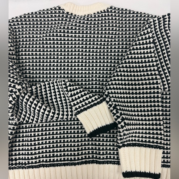 MADEWELL M Textured-Stitch Crewneck Sweater in 100% Cotton NY459 - Picture 5 of 5